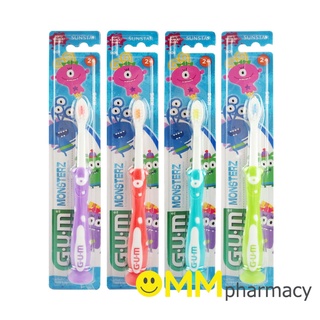 แปรงสีฟัน สำหรับเด็กอายุ 2ปีขึ้นไป (รุ่น901P-MONSTERZ) คละสี