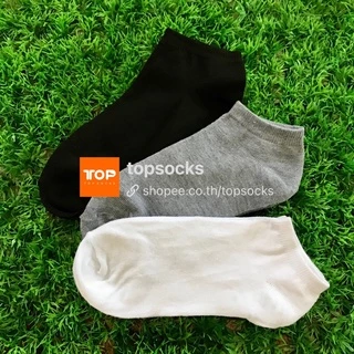 มีแบบให้เลือกหลักหลาย🧦แพคมี10คู่ ถุงเท้าข้อกลาง ข้อสั้น นักเรียน คุณภาพดี พร้อมส่งจากไทยTOPSOCKS