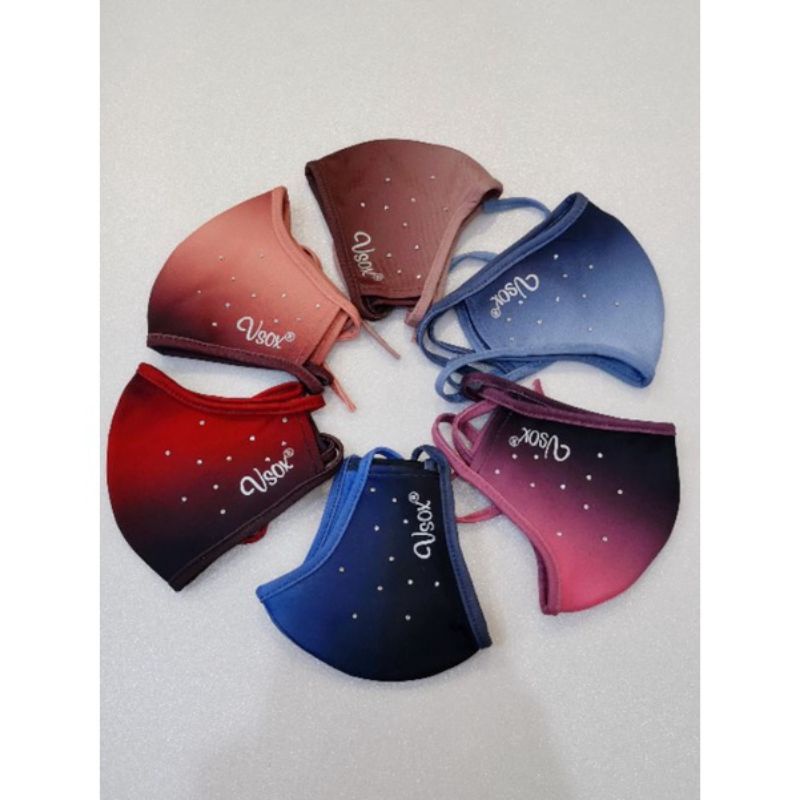 หน้ากาก Jovian Vsox Toning Muslimah Double Layer Washable Lycra