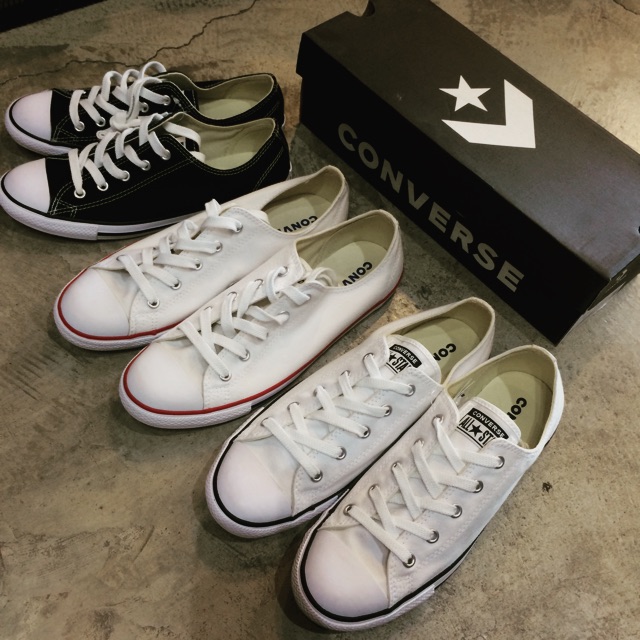converse dainty ox white