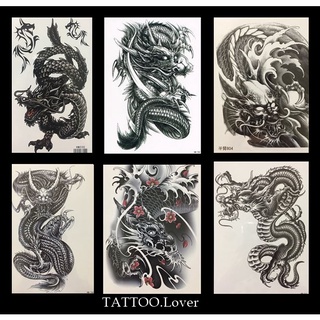 แทททูลายมังกร#กิเลน#หงส์#สัตวเทพนิยายจีน#สวยเหมือนสักจริง⚡️Tattoo Sticker สติ๊กเกอร์รอยสักปลอมชั่วคราวกันน้ำได้