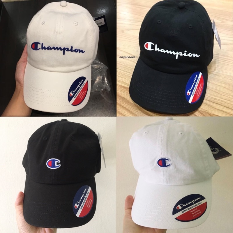 หมวก Champion แท้ล้าน% สวยมาก ใส่สบาย ปรับได้ รุ่นนุ้งมาร์ค Got7 ถูกที่สุด!! ใบใหม่ๆเลยจ้า