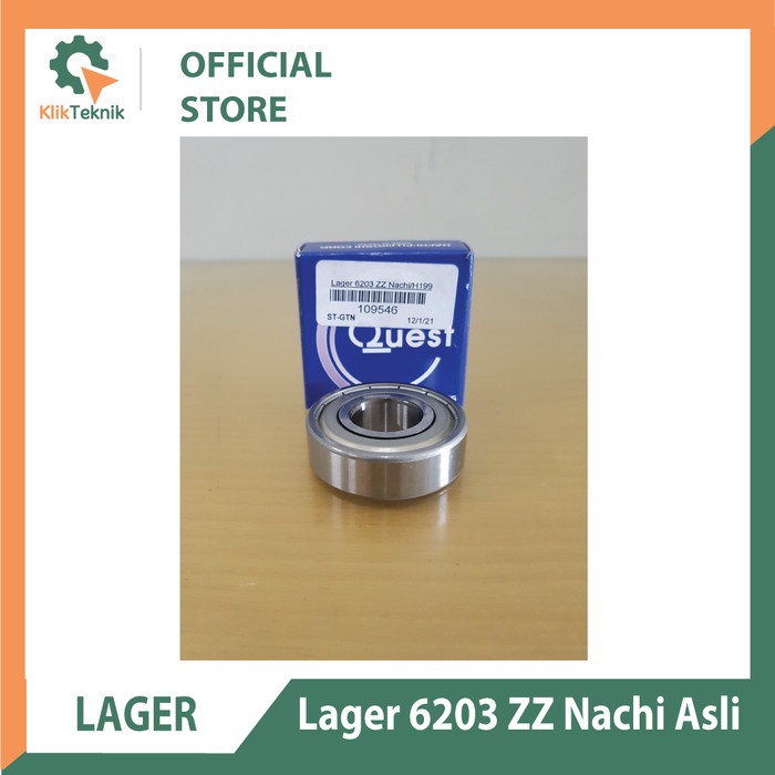 แบริ่ง ZZ Nachi ดั้งเดิม 6203 (TL800, G900B, Impala)