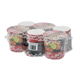 มาม่าคัพ บะหมี่กึ่งสำเร็จรูป รสต้มยำกุ้ง 42 กรัม x 6 ถ้วย Mama Cup Instant Noodle Tomyum Kung 42 g x 6