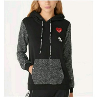 ฮู้ด KARL TWEED PATCH HOODIE ไซน์ XS