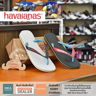 [ลิขสิทธิ์แท้] HAVAIANAS BRAZIL MIX  [M] NEA รองเท้าแตะ ผู้ชาย ลิขสิทธิ์แท้ ฮาวายานัส รุ่น 4123206