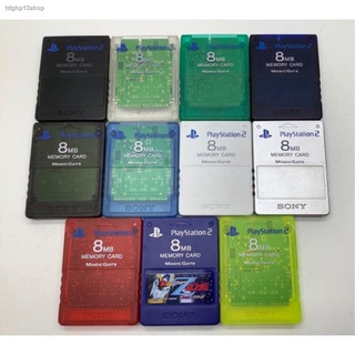เตรียมจัดส่งPS2 Memory Card แท้ Sony จากประเทศญี่ปุ่น สีดำ และสีอื่นๆ เมม เพลย์สอง เซฟ Mem