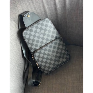 LOUIS VUITTON AVENUE SLING BAG DAMIER GRAPHITE ((N41719))