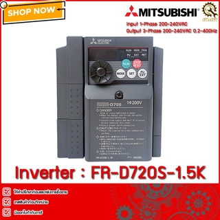 Inverter Mitsubishi Model : FR-D720S-1.5K