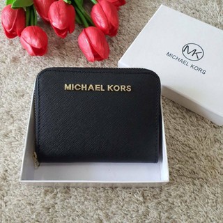 กระเป๋าสตางค์ใบเล็ก ขอแนะนำ MICHAEL KORS SAFFIANO WALLET งาน OUTLET