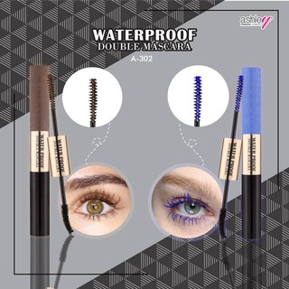 🌟 มาสคาร่า กันน้ำ แอชลีย์ ASHLEY WATERPROOF DOUBLE MASCARA A-302