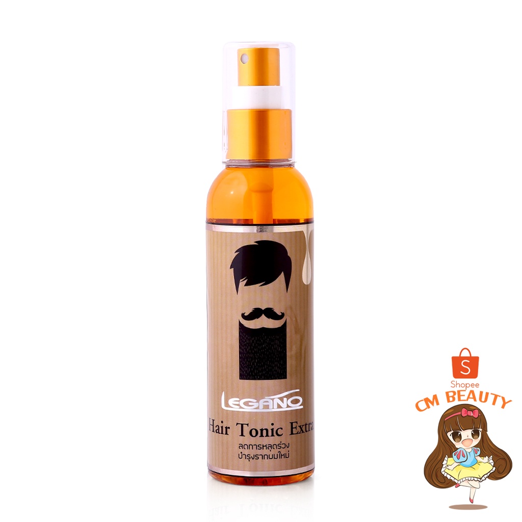 Legano Hair Tonic Extra สเปร์ยปลูกผม หนวด คิ้ว ลีกาโน่ 120ml.