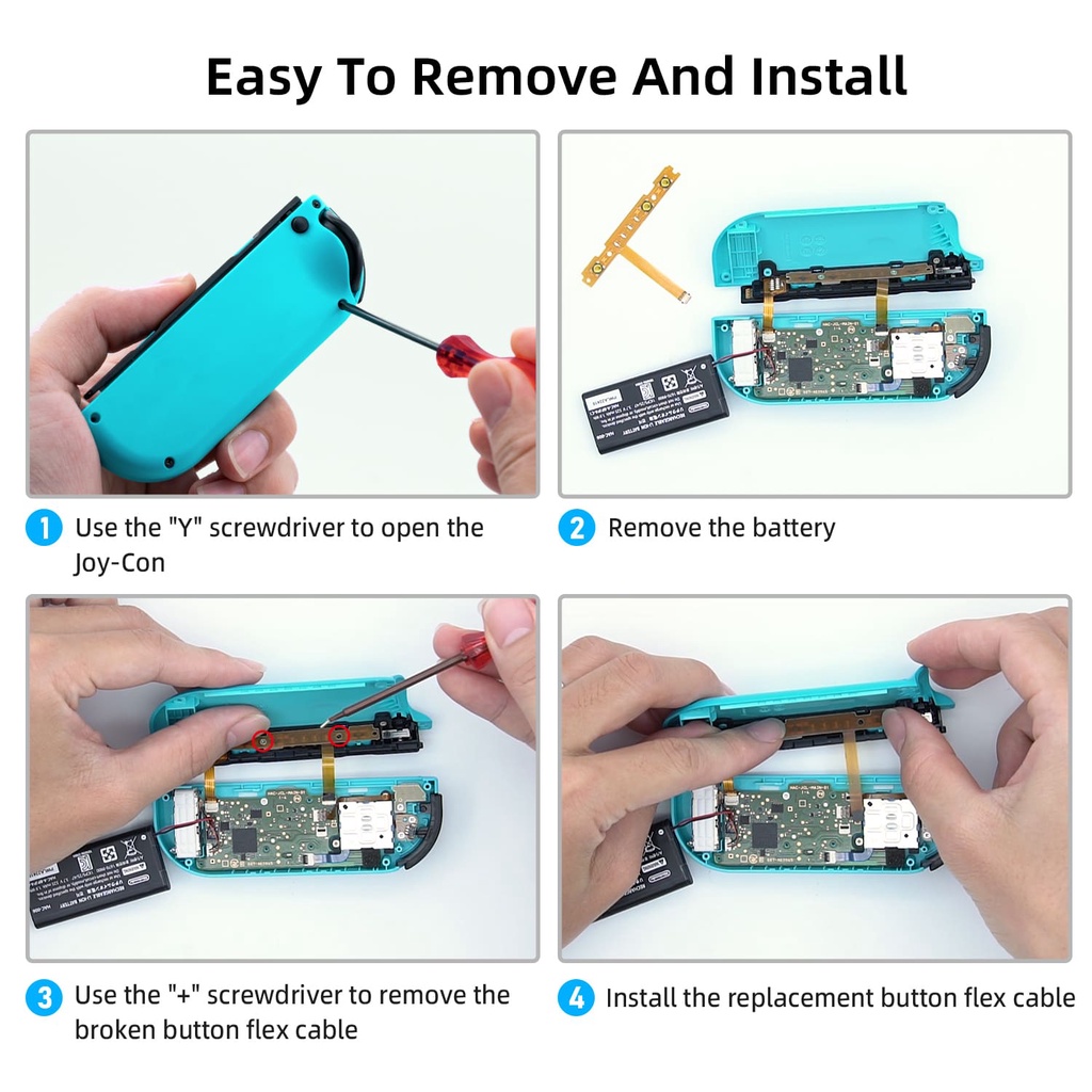 Sl/sr สายแพปุ่มซิงค์ + ไขควง (+)(Y) สําหรับ Nintendo Switch Switch OLED Joy-Con