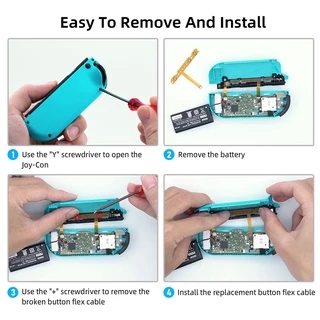 Sl/sr สายแพปุ่มซิงค์ + ไขควง (+)(Y) สําหรับ Nintendo Switch Switch OLED Joy-Con