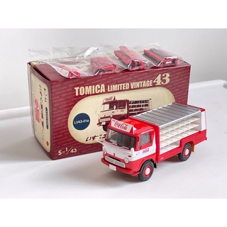 Tomytec Tomica Limited Vintage 43 Isuzu Elf Route Car (Coca-Cola) LV43-01a Scale 1/43 Takaratomy รถเหล็ก รถของเล่น