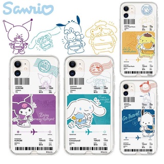 SANRIO เคสโทรศัพท์มือถือ ลายการ์ตูนสุนัขชินนาม่อน คุโรมิ และมายเมโลดี้ สําหรับ ไอโฟน 6P 6splus 7 8 SE 7P 8Plus X XS Xsmax 11 11Pro 11Promax 13 12 Pro Max