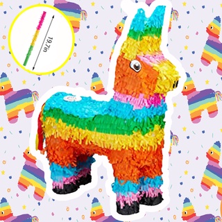 พินาต้า ลา สายรุ้ง Pinata Donkey rainbow