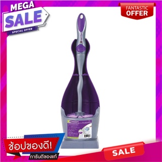 แปรงล้างสุขภัณฑ์พร้อมฐาน BE WISH BOWLING สีม่วง/เทา แปรงทำความสะอาด TOILET BRUSH WITH HOLDER BE WISH BOWLING PURPLE/GREY