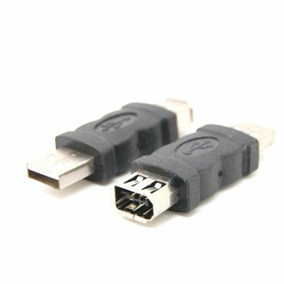 ใหม่ อะแดปเตอร์ IEEE 1394 6Pin ตัวเมีย เป็น USB Type-A ตัวผู้