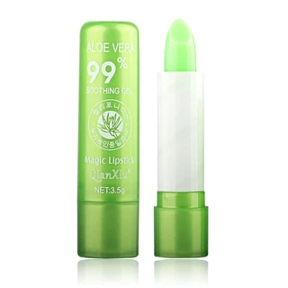ลิปอโลเวร่า 99% ลิปว่านหางจระเข้ PEIYEN aloe vera ( 1 แท่ง )ลิปบาล์มว่านหางจระเข้ ลิปสติกอุณหภูมิเปลี่ยนสีธรรมชาติสีชมพู
