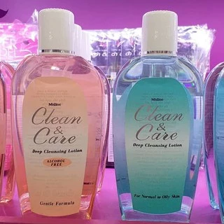 Mistine Clean and Care deep Cleansing Lotion 120ml มิสทีน คลีน แอนด์ แคร์ ดีพ คล็นซิ่ง โลชั่น คลีนซิ่งเช็ดหน้า มี 2 สูตร