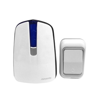 Wireless doorbell WIRELESS DOOR BELL E-582P ADVANTE buzzer Electrical work กริ่งไร้สาย กระดิ่งไร้สาย แบตเตอรี่AA E-582P