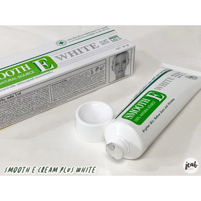 พลัสไวท์ Smooth E Cream Plus White 10g 30g 60g รูปที่ 3