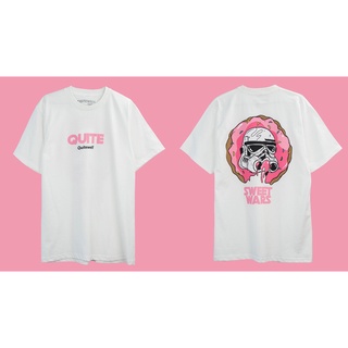 เสื้อผ้าผช🔥 QWT55-2 SWEET WARS WHITE ขาว 🔥S-5XL