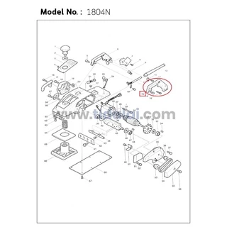 ด้ามจับ กบไฟฟ้า Makita มากีต้า รุ่น 1804N, 1805N