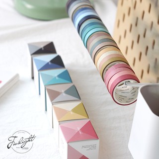 เทปตกแต่ง พาสเทล วาชิเทป masking tape ขายเป็นกล่อง Washi Tape