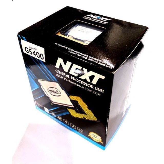 CPU INTEL BOX NEXT G5400 3.7GHZ 4MB CACHE LGA 1151 +FAN ของใหม่ รับประกัน3ปี by YWC