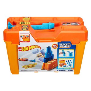 Hotwheel Track Builder Barrel Box ชุดรางHotwheel ชุดถล่มแก้ว รางรถเหล็กHotwheel ฟรีรถ 1คัน hw