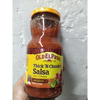 Old El Paso Thickn Chunky Salsa For Topping ซอสซัลซ่า เผ็ดกลาง โอลด์ เอล พาโซ 375g