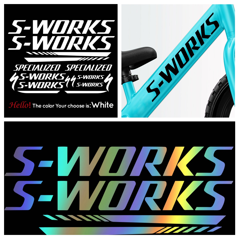 สติ๊กเกอร์ S-Works Specialized สำหรับจักรยานเสือภูเขาและเสือหมอบ