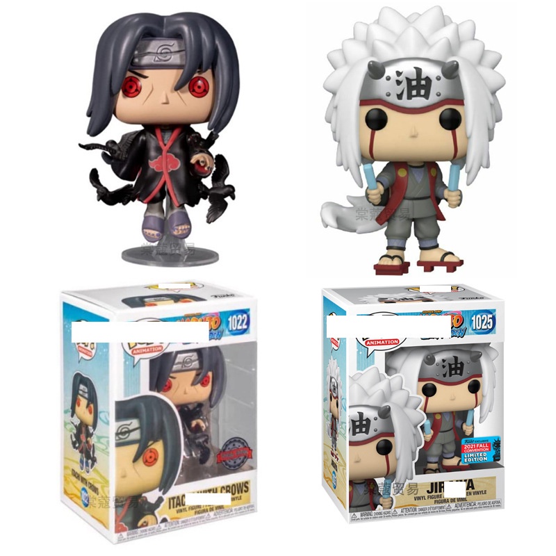 FUNKO ฟังโก้ป๊อป! (Naruto) Uchiha Itachi Jiraiya ไวนิล Action Figure ของเล่นตุ๊กตา