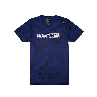 Miamibay T-shirt เสื้อยืด รุ่น Pause แฟชั่น คอกลม ลายสกรีน ผ้า POLYESTER ฟอกนุ่ม ไซส์