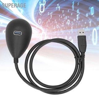 Superage 0.8m Usb 3.0 อุปกรณ์ฐานขยายสายเคเบิ้ล Male To Female