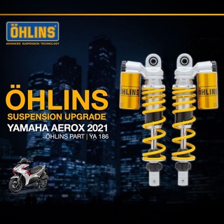 โช๊คหลัง ohlins YA 186 For Yamaha Aerox 155 2021+ FuriiShop