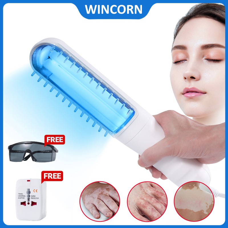 YOUWEMED UVB Phototherapy Instrument Light Comb แบบพกพา UVB Light สําหรับ Vitiligo โรคสะเก็ดเงิน Pit