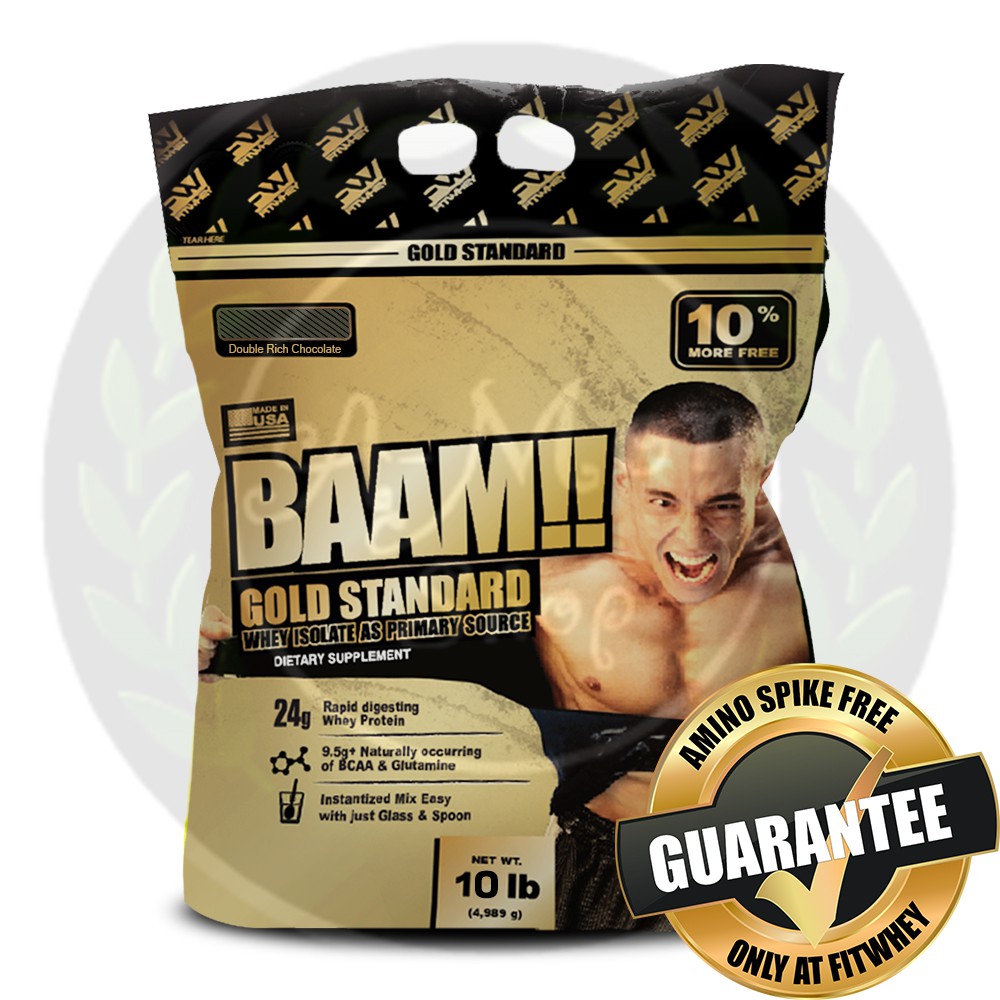 BAAM!! GOLD CHOCOLATE เวย์โปรตีน Whey protein isolate ส่งฟรี