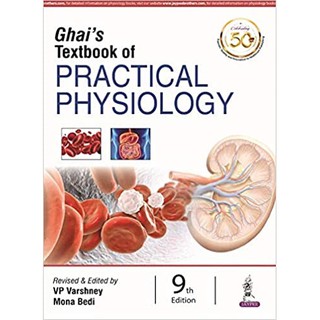 Textbook of Practical Physiology 9th Edition ISBN : 9789352705320