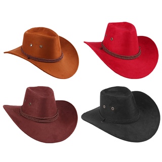 Retro Western Cowboy Cowgirl Hat Men Riding Cap Fashion Wide Brim Crushable