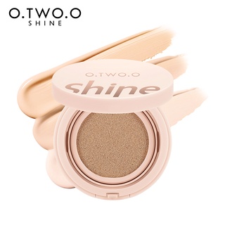 O.TWO.O SHINE Matte Air Cushion BB Cream รองพื้นแอร์คุชชั่น บีบีครีม รองพื้นกันน้ำ ติดทนนาน พร้อมพัฟแต่งหน้า (waterproof, long-wear, foundation) 3 สี