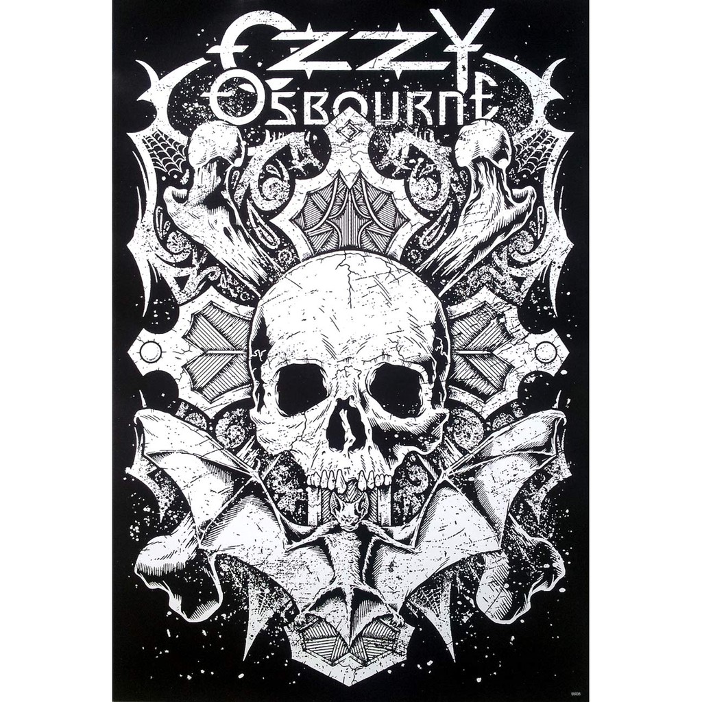 โปสเตอร์ รูปวาด กราฟฟิก นักร้อง ดนตรี เฮฟวีเมทัล Ozzy Osbourne (1967) POSTER 24"x35" Inch English He