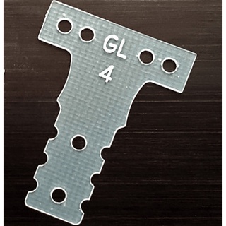 GL Racing GMR001-4 G10 Fibreglass T-Plate For MR-03 (Stage 4)