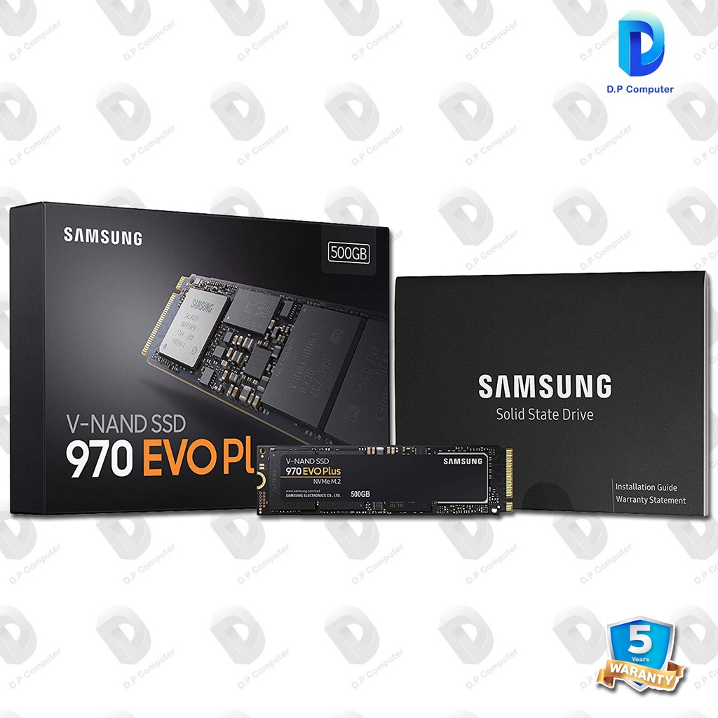Ssd Samsung V-Nand Ssd 970 Evo Plus 500Gb Nvme M.2 500Gb สินค้าใหม่ ประกัน  5 ปี | Shopee Thailand