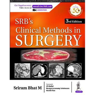 SRB s Clinical Methods in Surgery, 3ed - ISBN 9789352705450