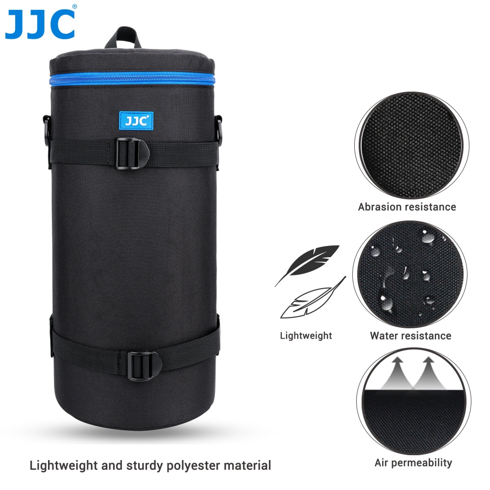 JJC DLP-8II กระเป๋าใส่เลนส์เทเลโฟโต้, กระเป๋าป้องกันเลนส์กล้อง DSLR สำหรับ Sony FE 200-600mm F5.6-6.3 G OSS / Tamron SP 150-600mm F5-6.3 Di VC USD G2 / Sigma 150-500mm F5-6.3 DG OS HSM / Sigma 150-600mm f/5-6.3 DG OS HSM | C