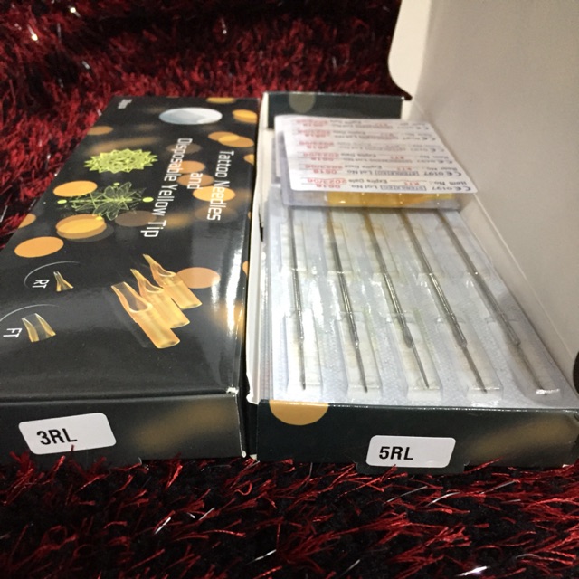 เข็มสัก 3RL- 5RL. 20 เข็ม+nip