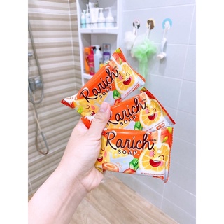 สบู่ราริช Rarich Soap สบู่ผลัดเซลล์ผิว เพื่อผิวขาวกระจ่างใส🍊🍓